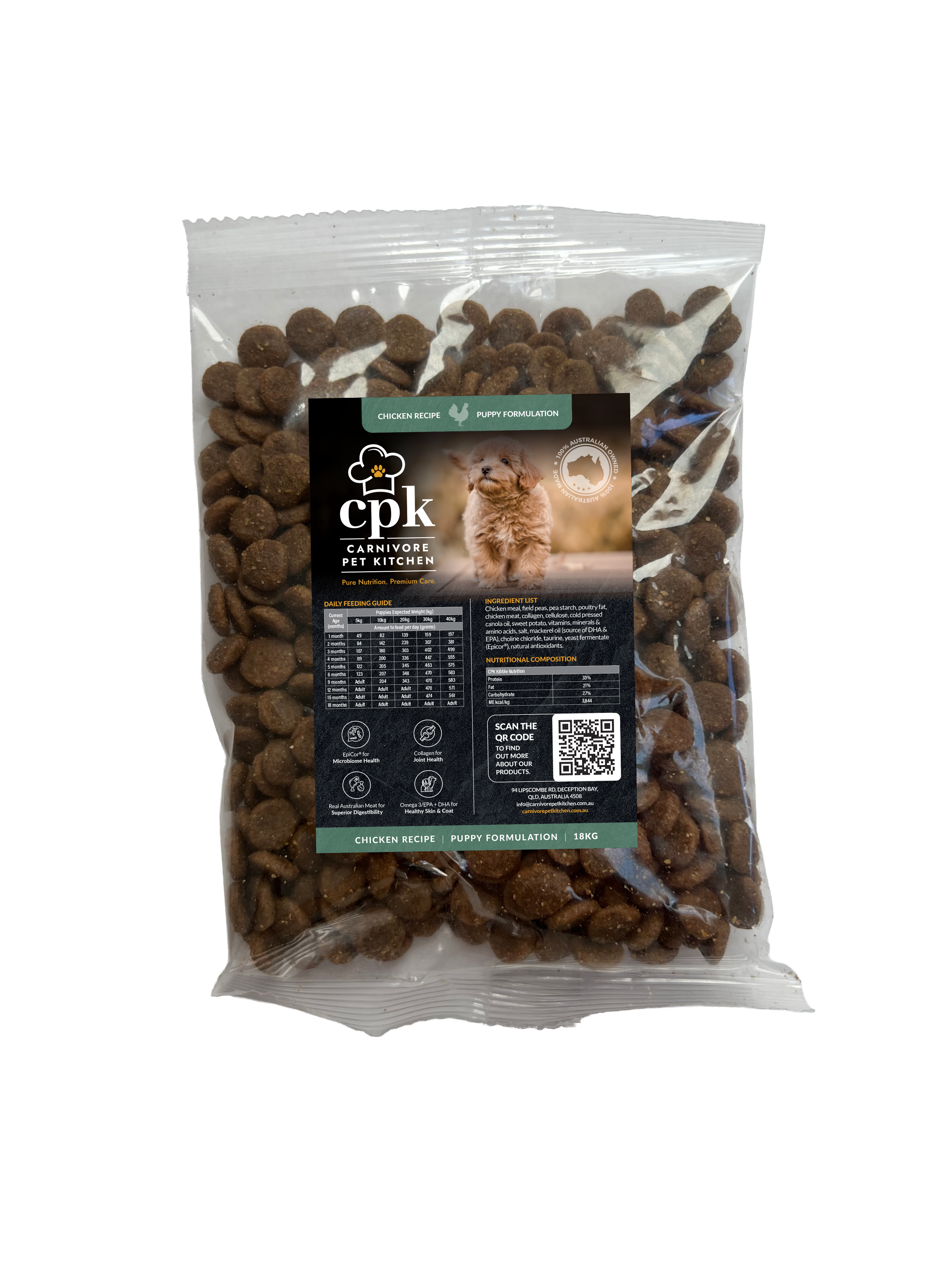 Large Pack (2 x 18KG Kibble Bag + 4x Brain Toppers)